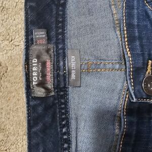 Torrid Super Stretch Luxe Slim Bootcut Jeans